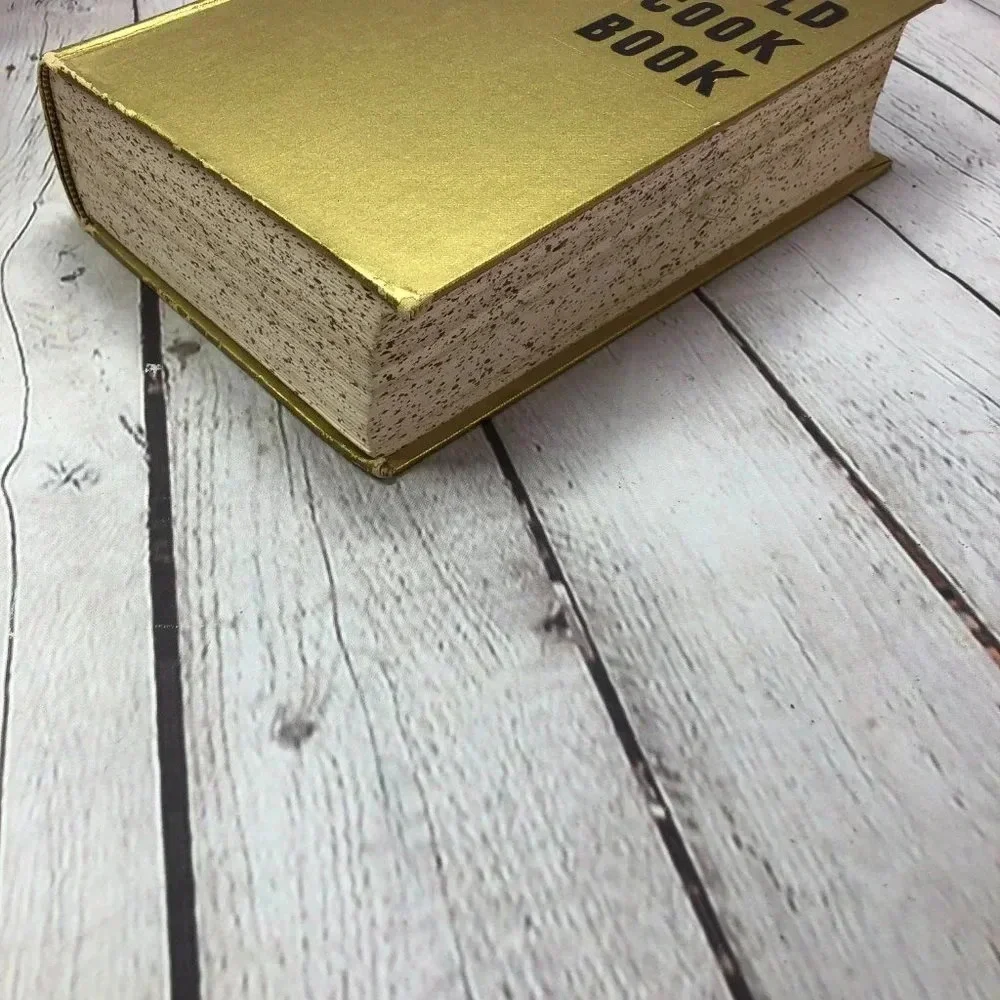 Vintage 1950 GOLD cookbook